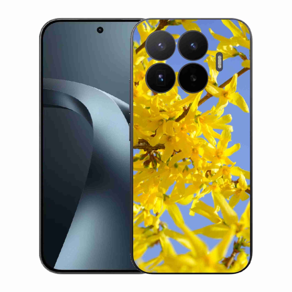 Gél borító mmCase a Xiaomi 17T-hez - sárga virágok