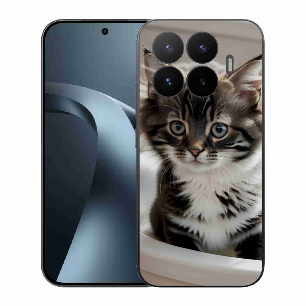 Gél borító mmCase a Xiaomi 17T-hez - kíváncsi cica