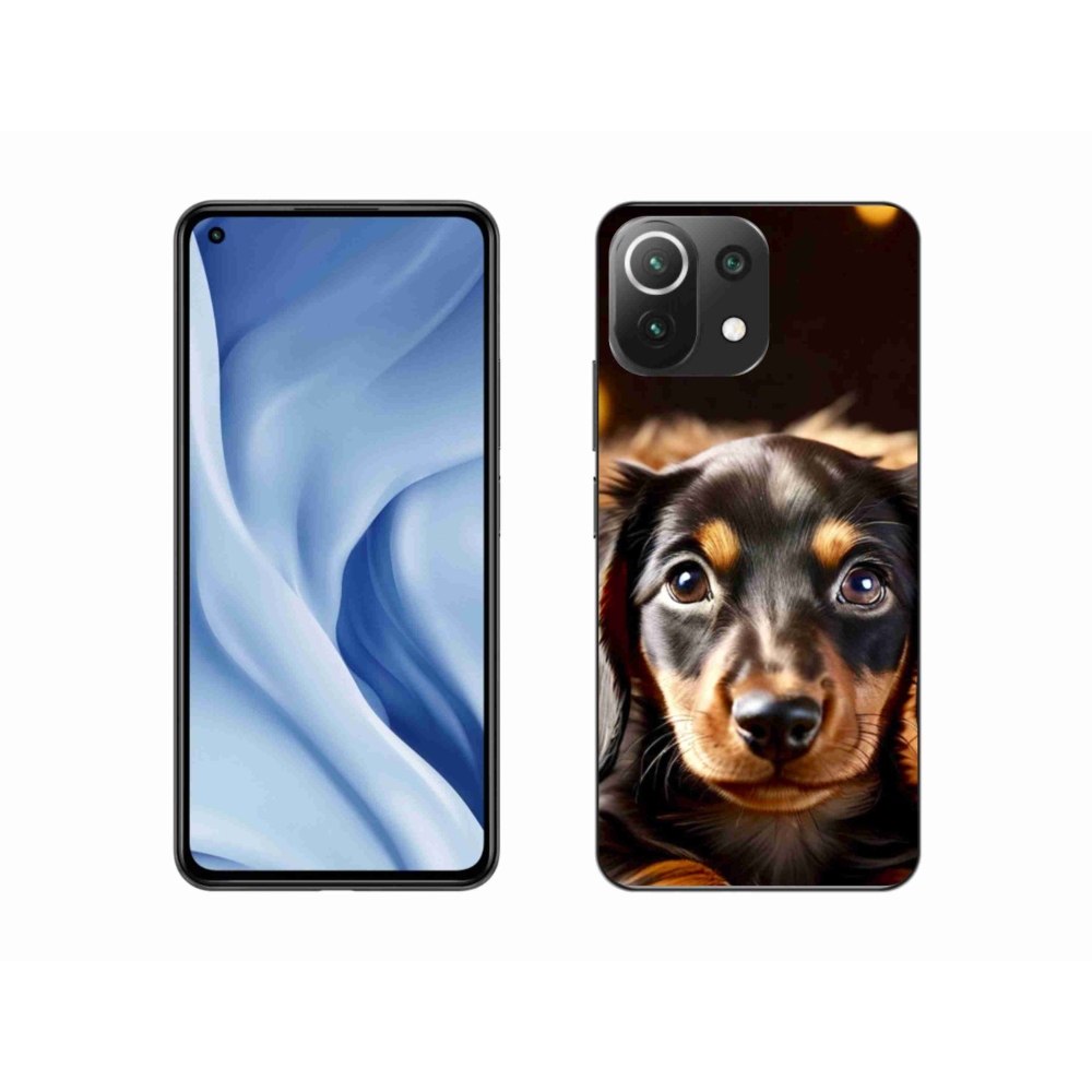 Gél borítás mmCase a Xiaomi MI 11 Lite/5G készülékhez - tacskó