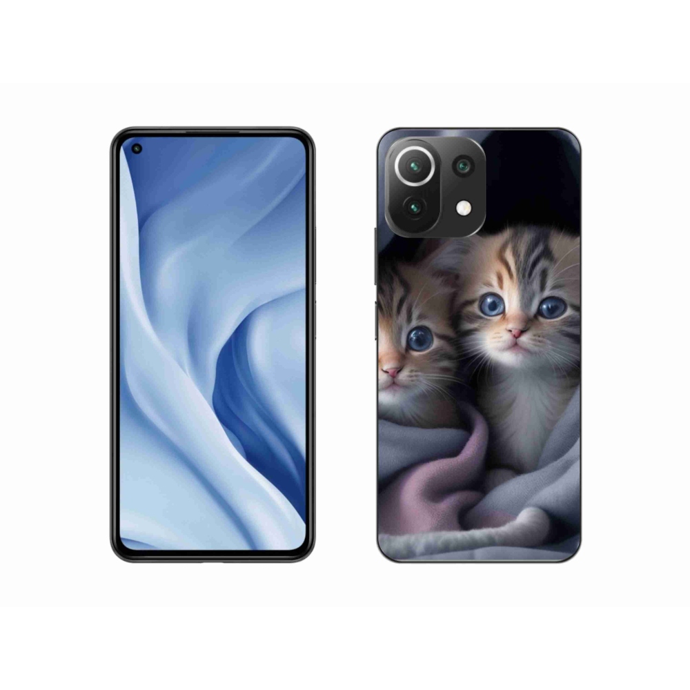 Gél borítás mmCase a Xiaomi MI 11 Lite/5G készülékhez - cat duo 2