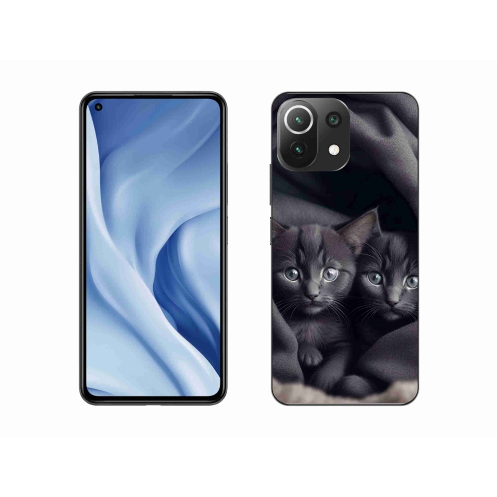 Gél borítás mmCase a Xiaomi MI 11 Lite/5G készülékhez - cat duo