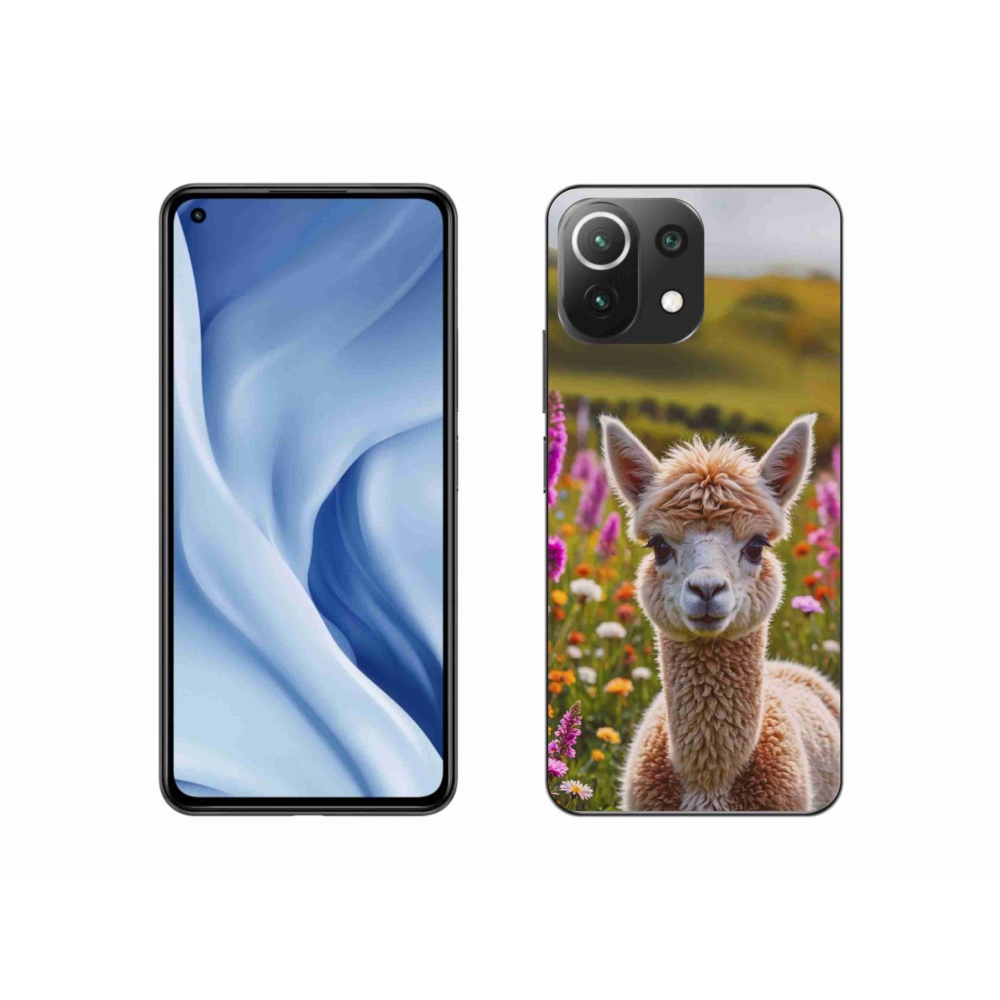 Gél borítás mmCase a Xiaomi Mi 11 Lite /5G számára - láma a réten