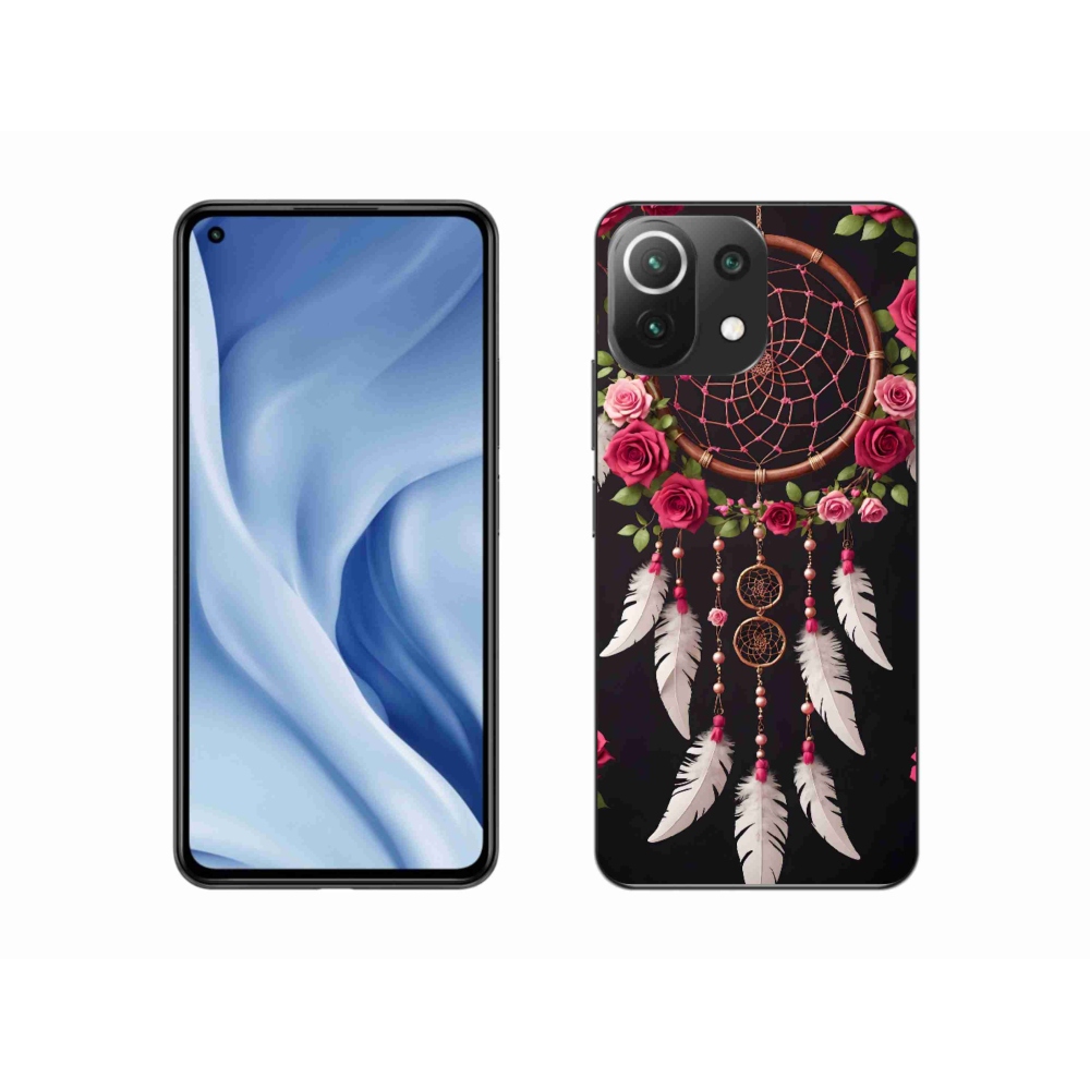 Gél borítás mmCase a Xiaomi Mi 11 Lite /5G számára - álomfogó rózsákkal