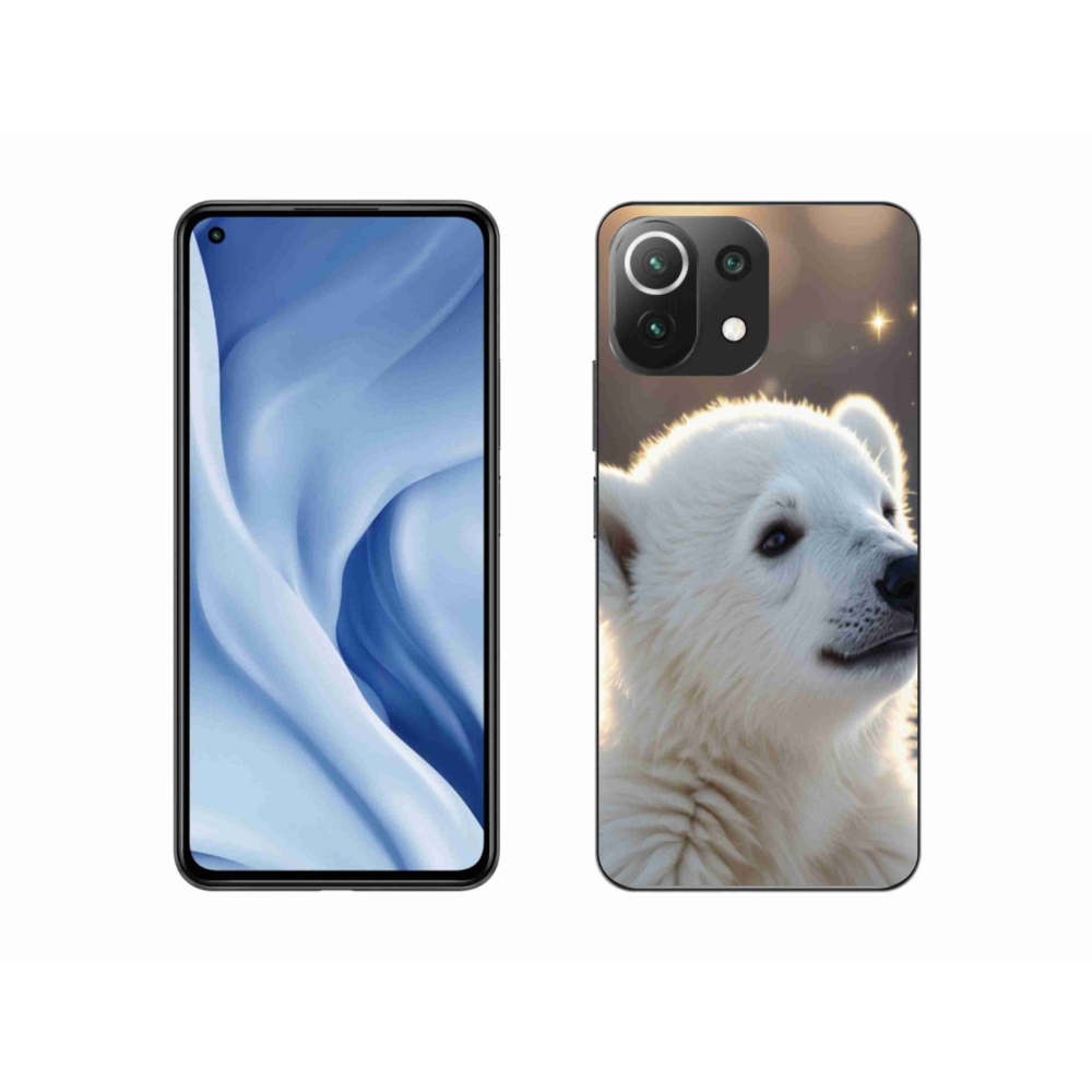 Gél borítás mmCase a Xiaomi MI 11 Lite/5G készülékhez - jegesmedve