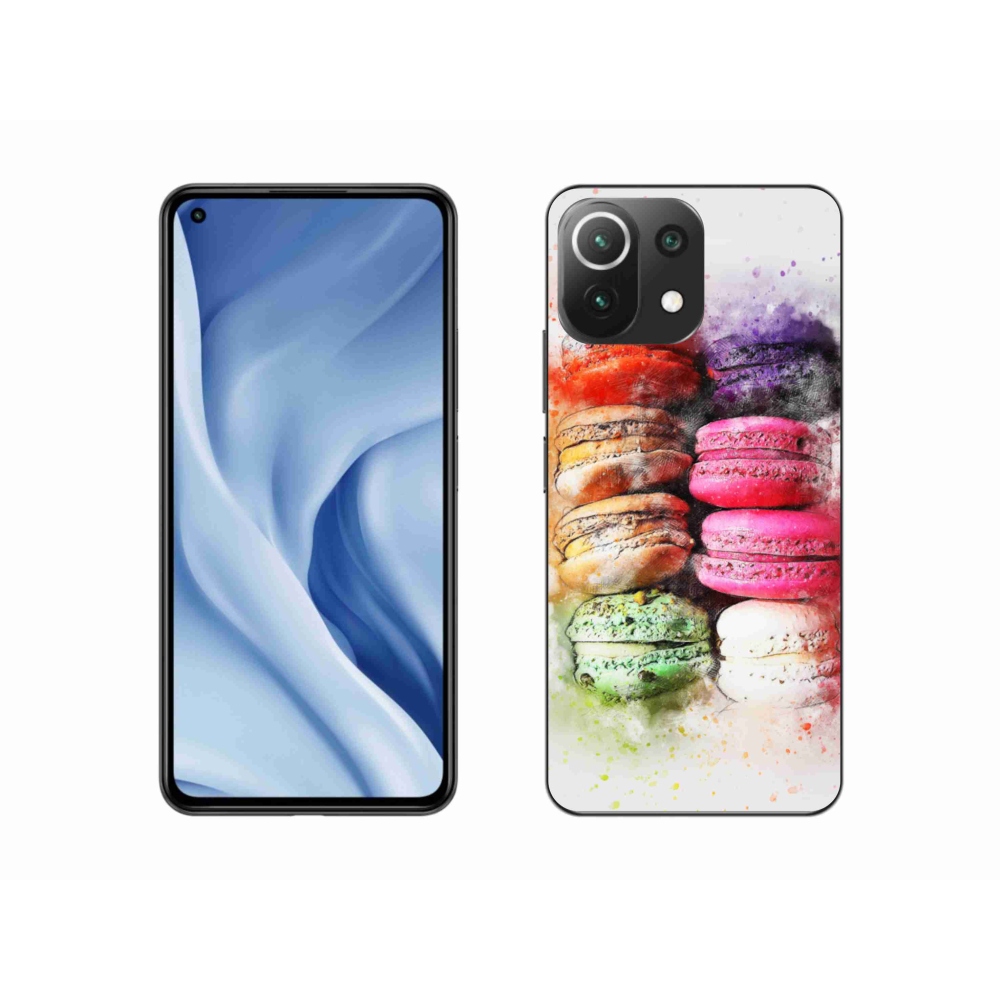 Gél borítás mmCase a Xiaomi MI 11 Lite/5G készülékhez - makarónik