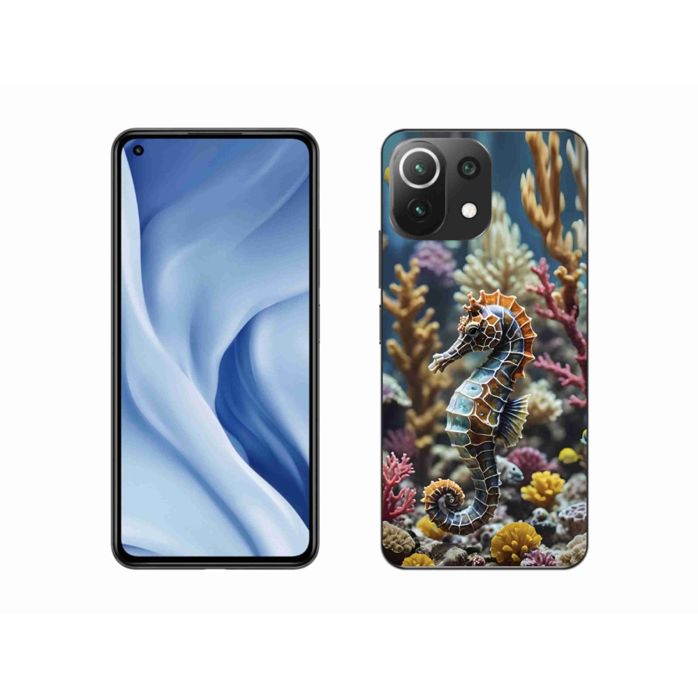 Gél borítás mmCase a Xiaomi Mi 11 Lite /5G számára - csikóhal 2