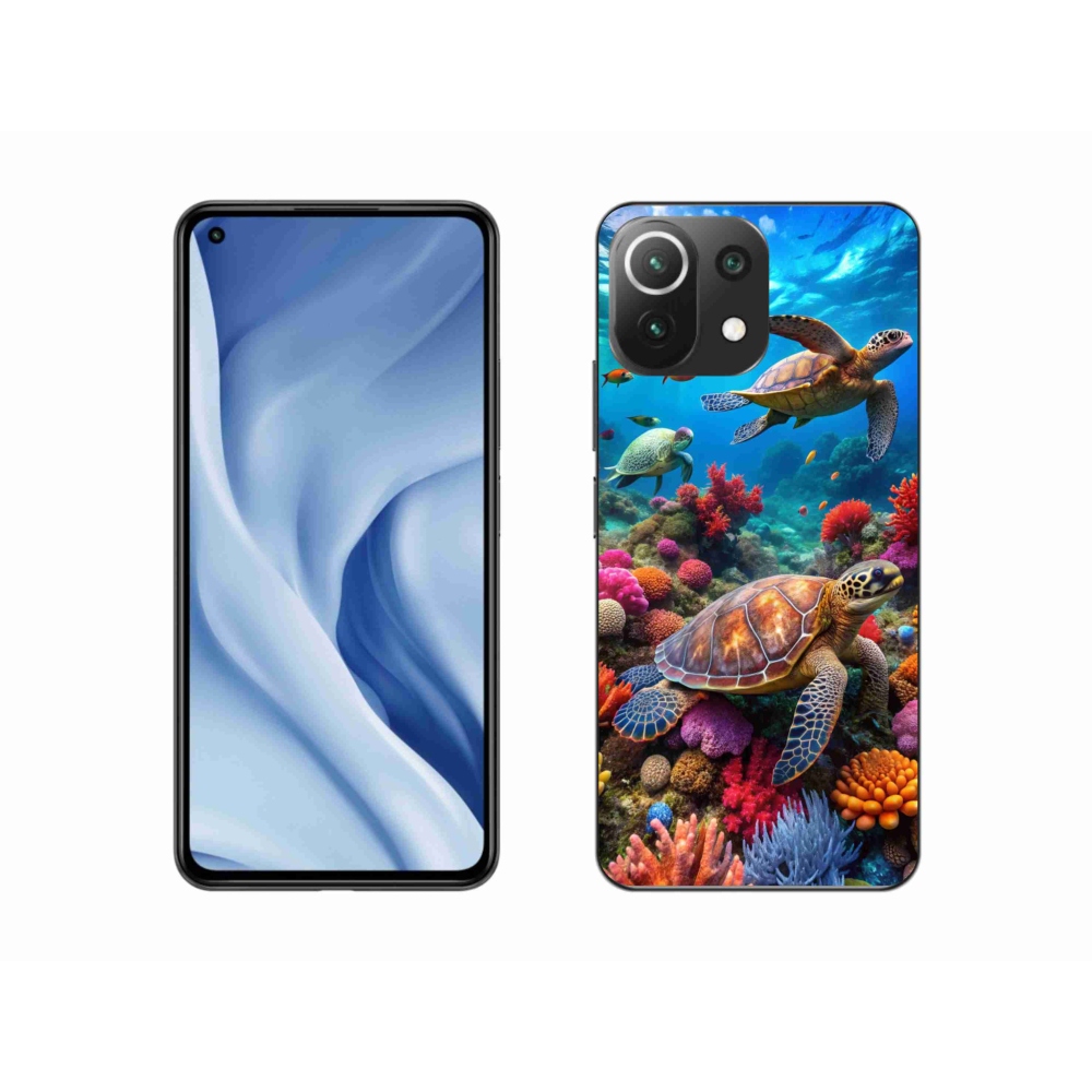 Gél borítás mmCase a Xiaomi MI 11 Lite/5G készülékhez - Sea World 2