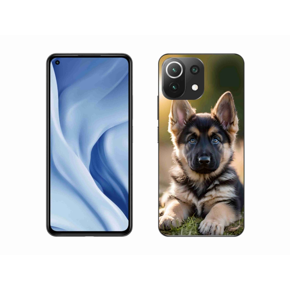 Gél borítás mmCase a Xiaomi Mi 11 Lite /5G számára - Német juhászkutya a természetben
