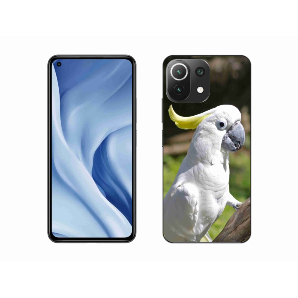 Gél borítás mmCase a Xiaomi MI 11 Lite/5G készülékhez - papagáj kakadu 2