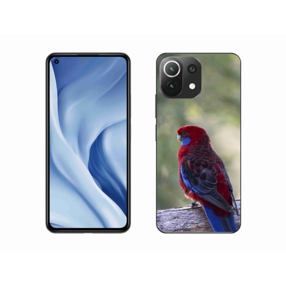 Gél borítás mmCase a Xiaomi MI 11 Lite/5G készülékhez - papagáj rosela