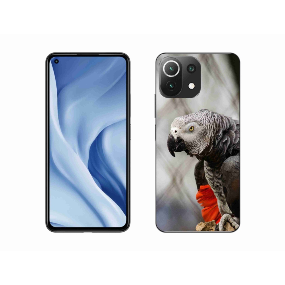 Gél borítás mmCase a Xiaomi Mi 11 Lite /5G számára - papagáj jacko 3