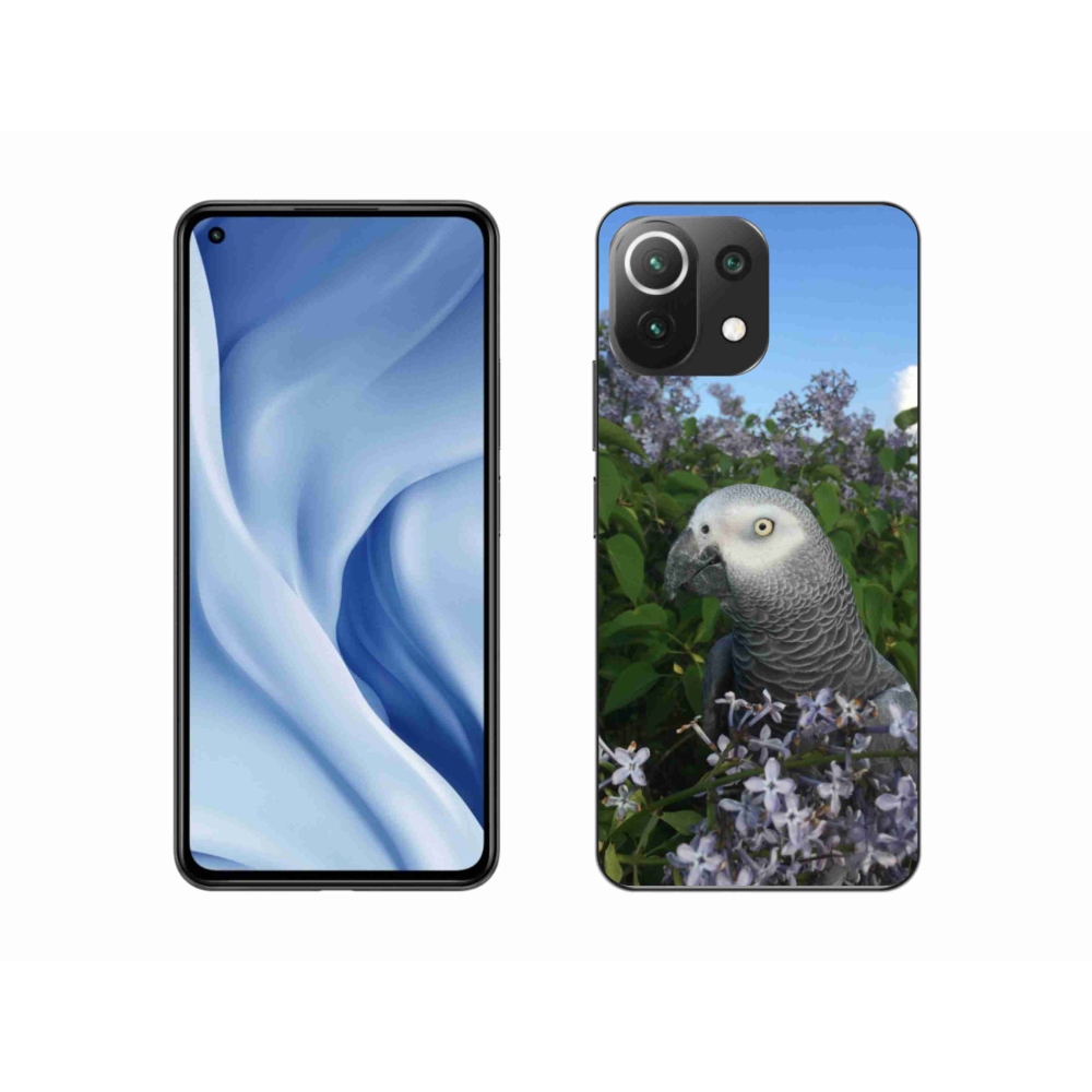 Gél borítás mmCase a Xiaomi MI 11 Lite/5G készülékhez - papagáj jacco
