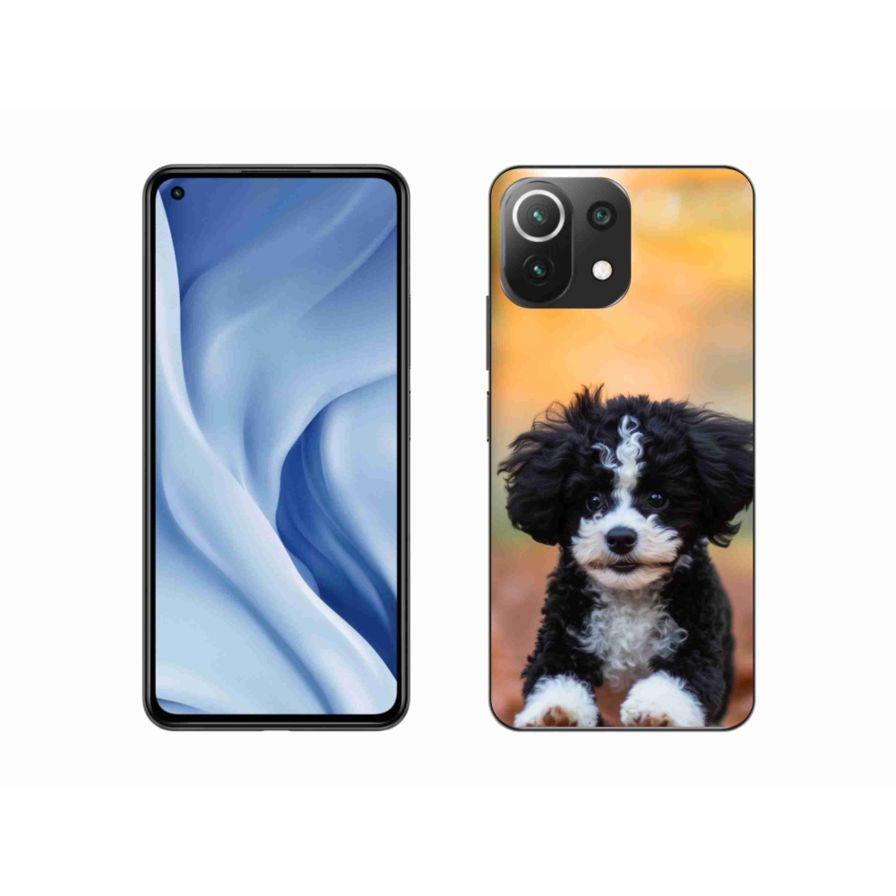 Gél borítás mmCase a Xiaomi MI 11 Lite/5G számára - aranyos kiskutya 2
