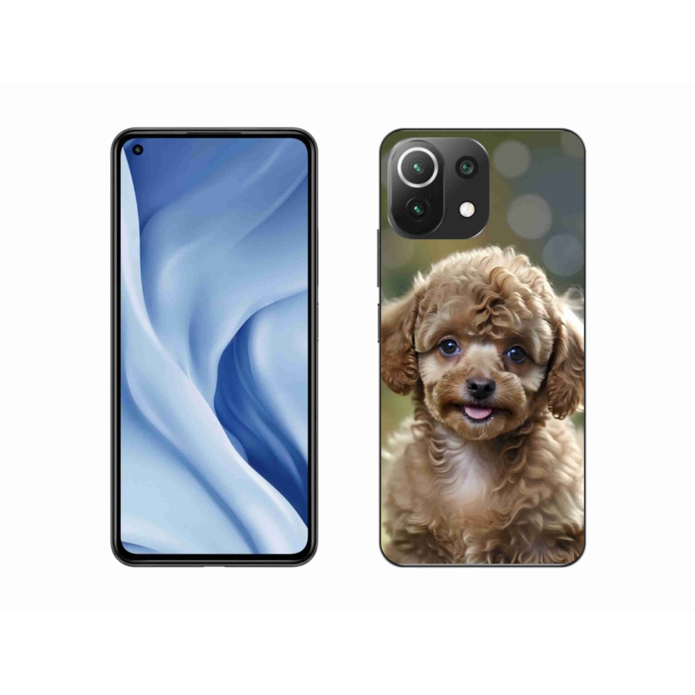 Gél borítás mmCase a Xiaomi Mi 11 Lite /5G számára - aranyos uszkár