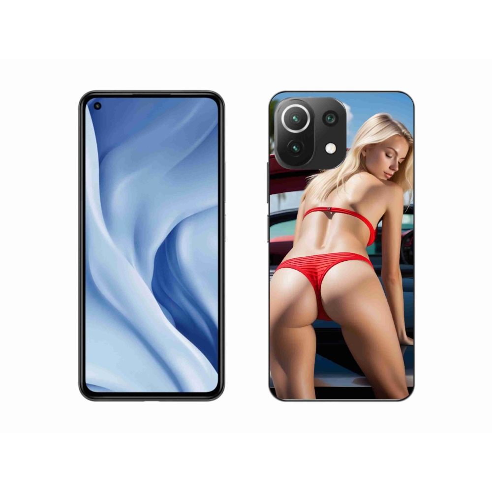 Gél borítás mmCase a Xiaomi Mi 11 Lite /5G - szexi nő 2