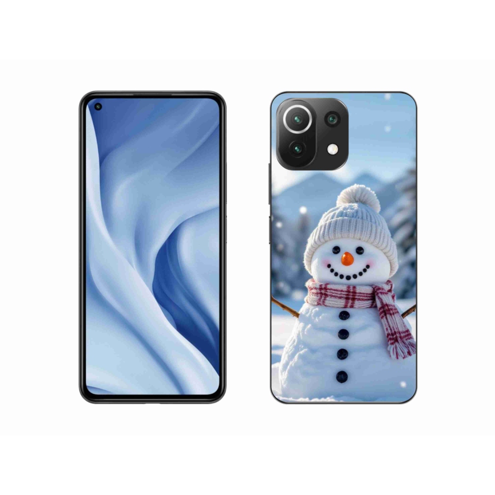 Gél borítás mmCase a Xiaomi MI 11 Lite/5G készülékhez - hóember 3
