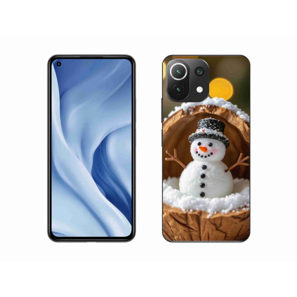 Gél borítás mmCase a Xiaomi MI 11 Lite/5G számára - hóember 4