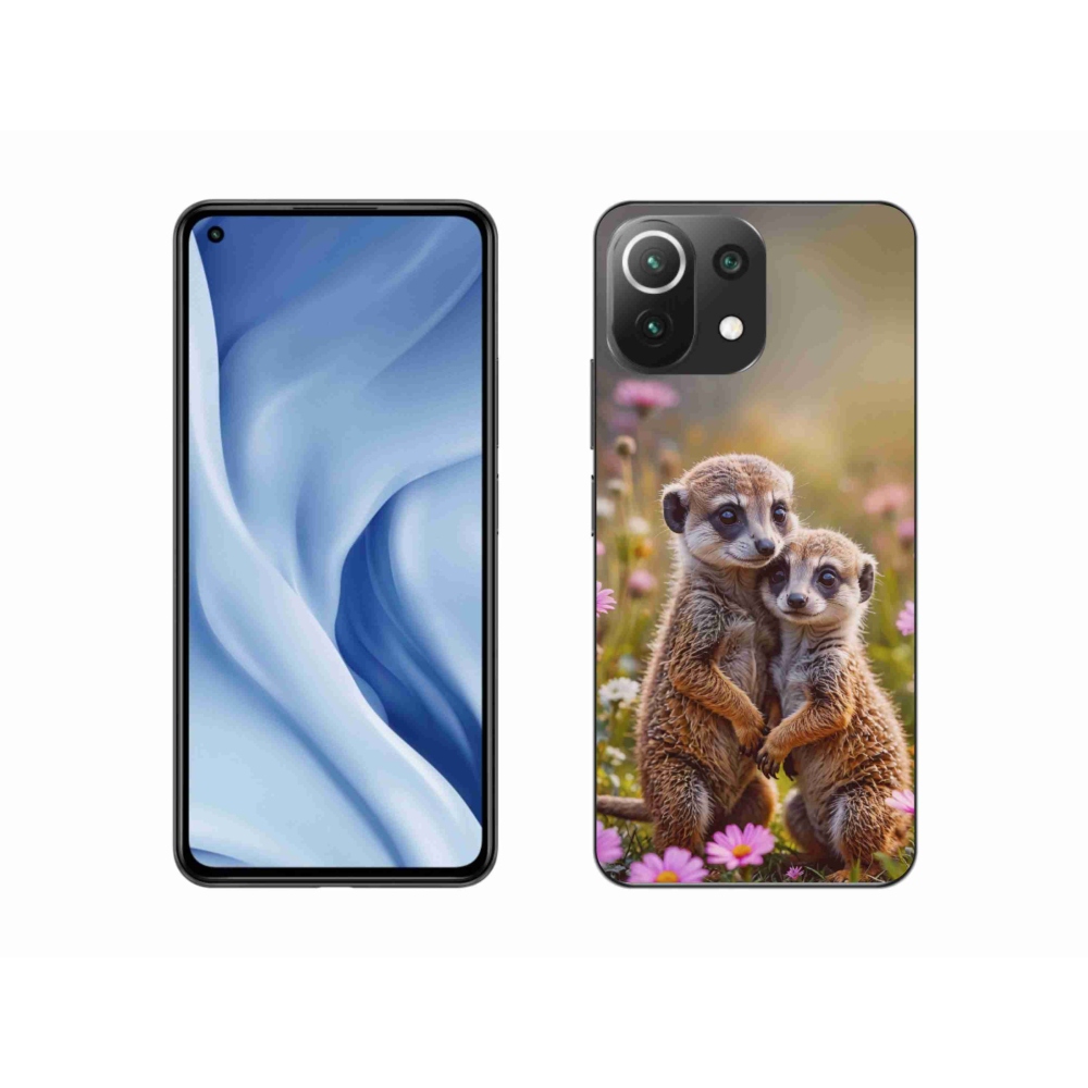 Gél borítás mmCase a Xiaomi Mi 11 Lite /5G - szurikátás duóhoz