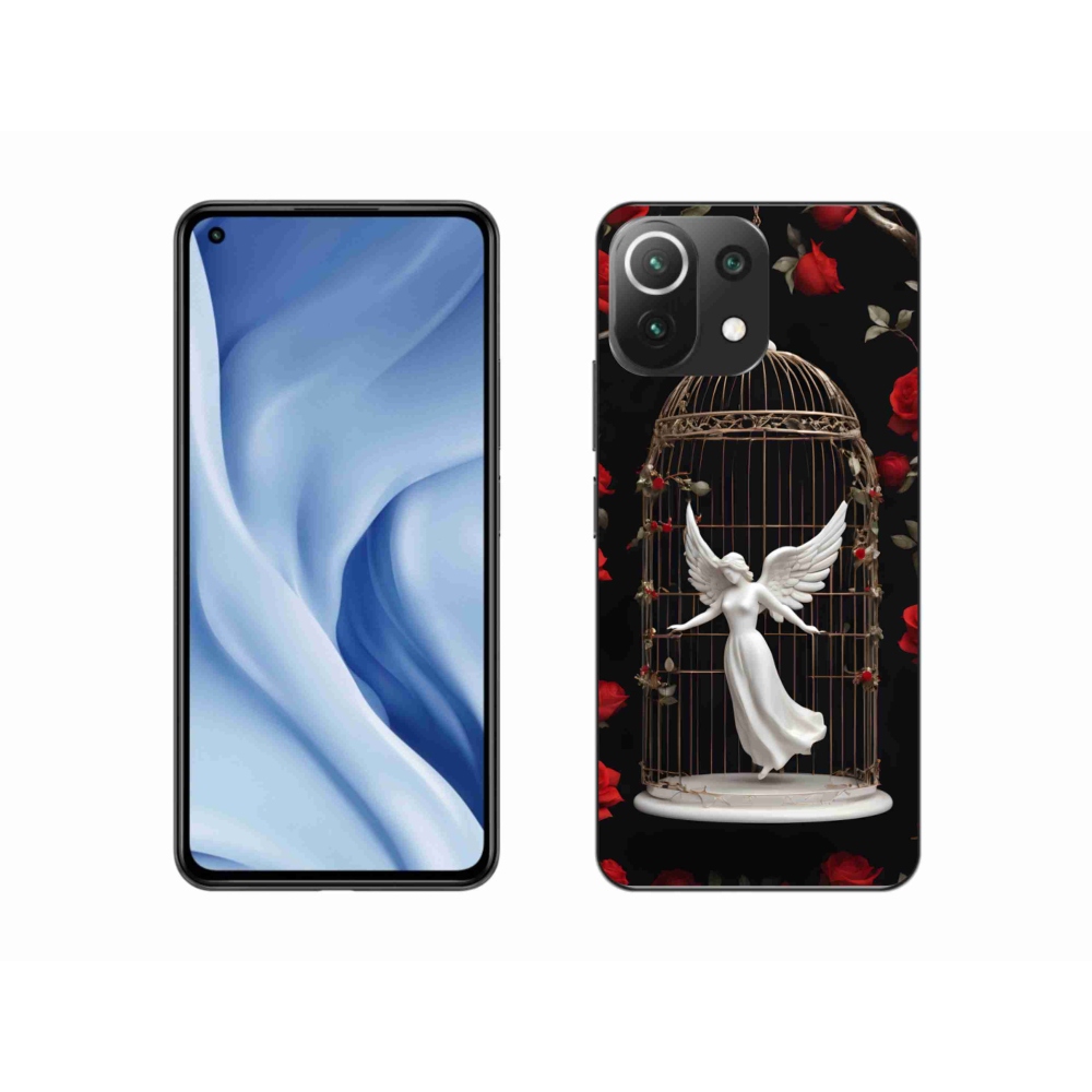 Gél borítás mmCase a Xiaomi MI 11 Lite/5G számára - csapdába esett angyal