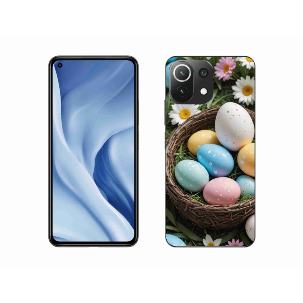 Gél borító mmCase a Xiaomi MI 11 Lite/5G számára - Húsvéti tojások 2