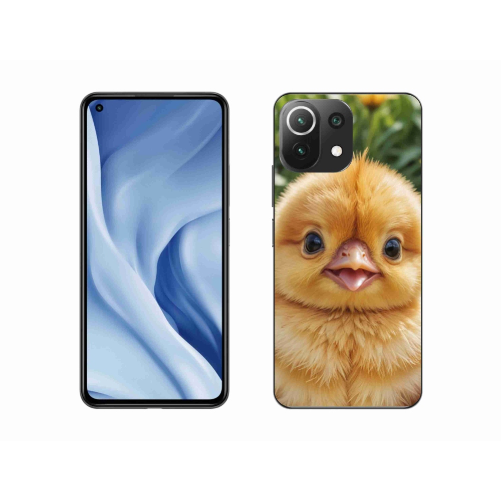 Gél borító mmCase a Xiaomi MI 11 Lite/5G számára - boldog csaj