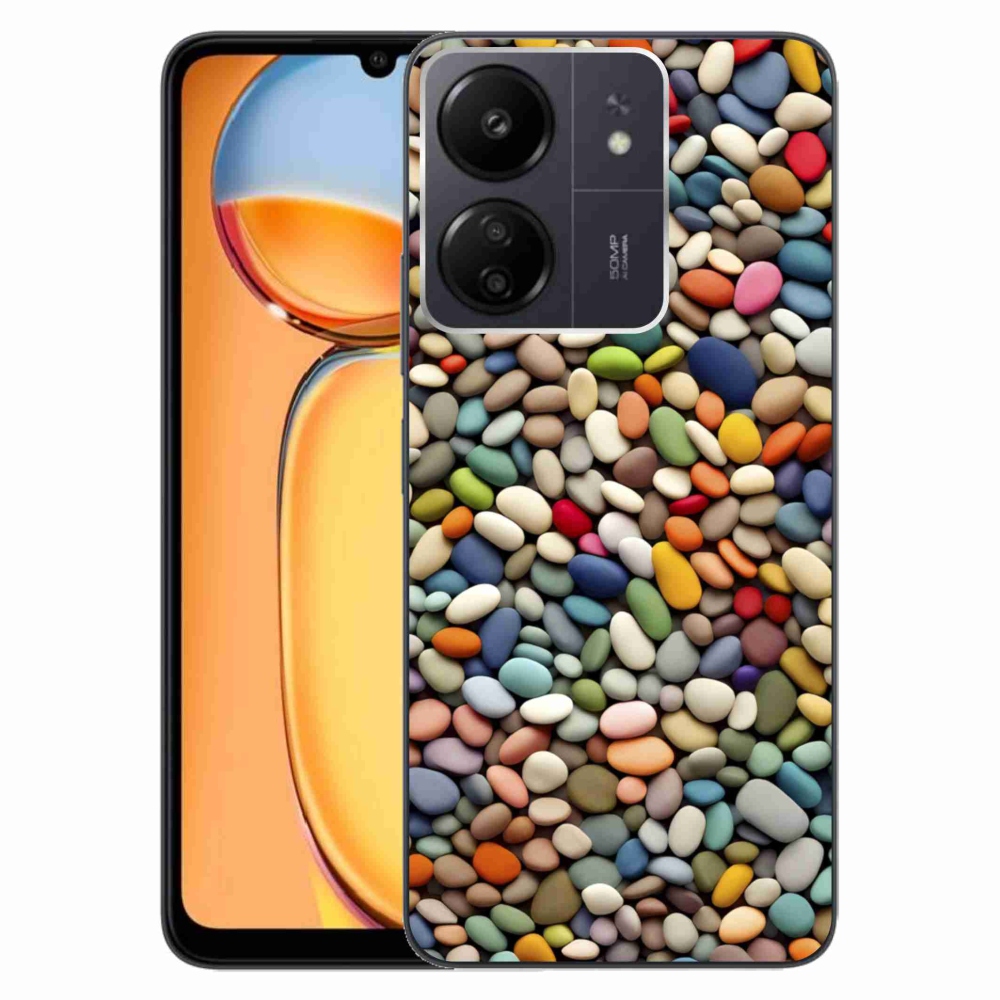 Gél borítás mmCase a Xiaomi Poco C65/Redmi 13C-hez - színes strasszkövek 2