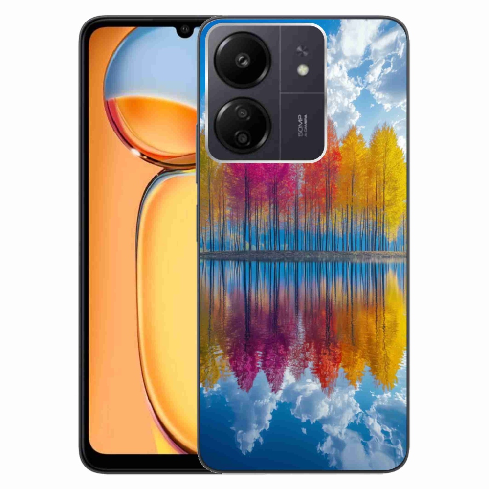 Gél borítás mmCase a Xiaomi Poco C65/Redmi 13C - színes fákhoz