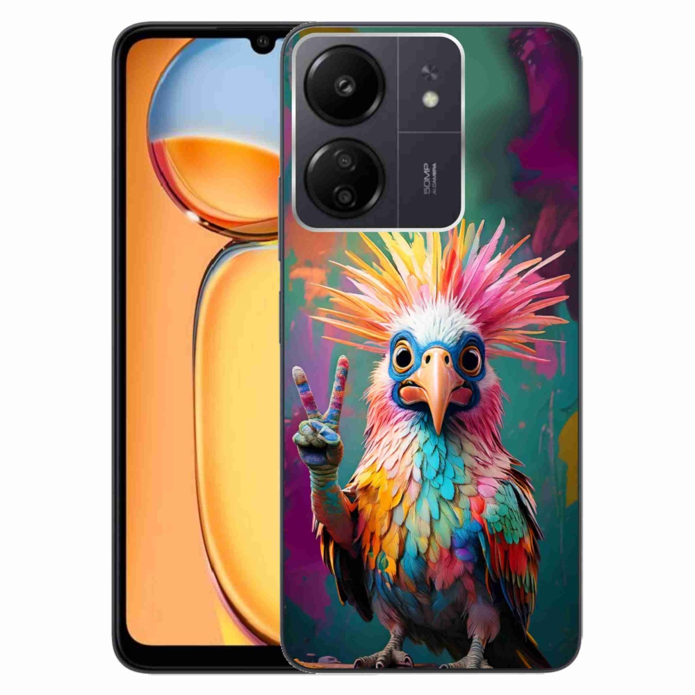 Gél borítás mmCase a Xiaomi Poco C65/Redmi 13C számára - színes lázadás