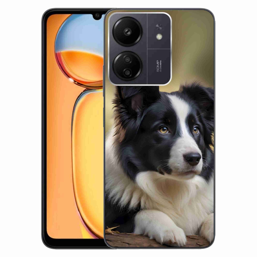 Gél borító mmCase a Xiaomi Poco C65/Redmi 13C - border collie 2