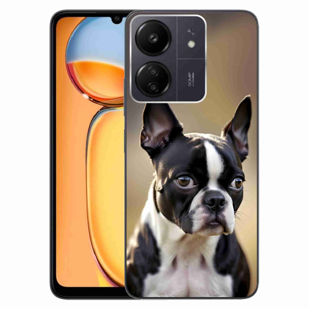 Gél borítás mmCase a Xiaomi Poco C65/Redmi 13C készülékhez - Boston Terrier