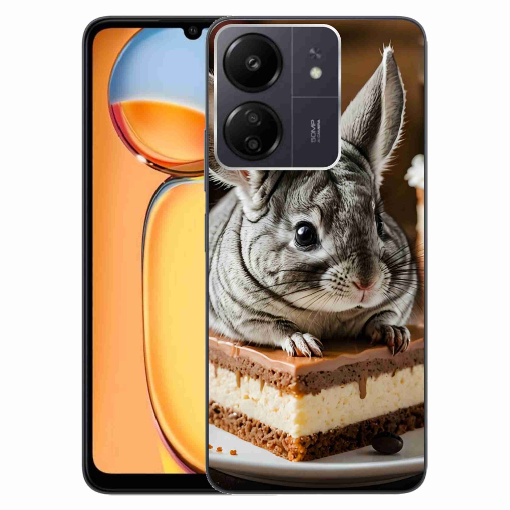 Gél borítás mmCase a Xiaomi Poco C65/Redmi 13C készülékhez - csincsilla