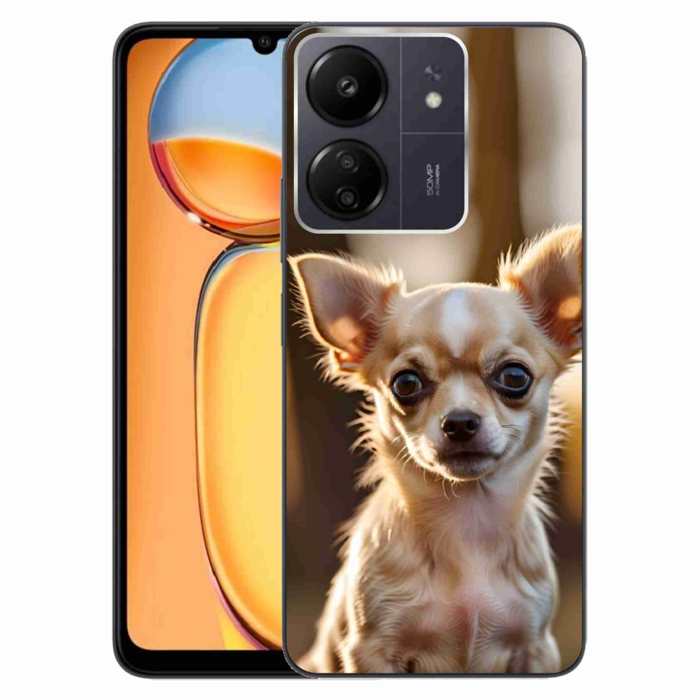 Gél borítás mmCase a Xiaomi Poco C65/Redmi 13C - chihuahua 6 számára