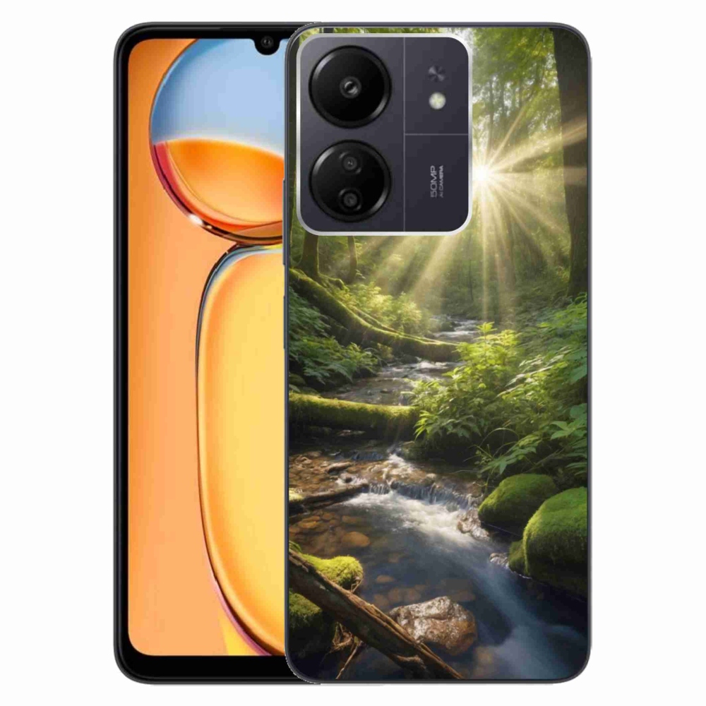 Gél borítás mmCase a Xiaomi Poco C65/Redmi 13C-hez - erdei mélységű