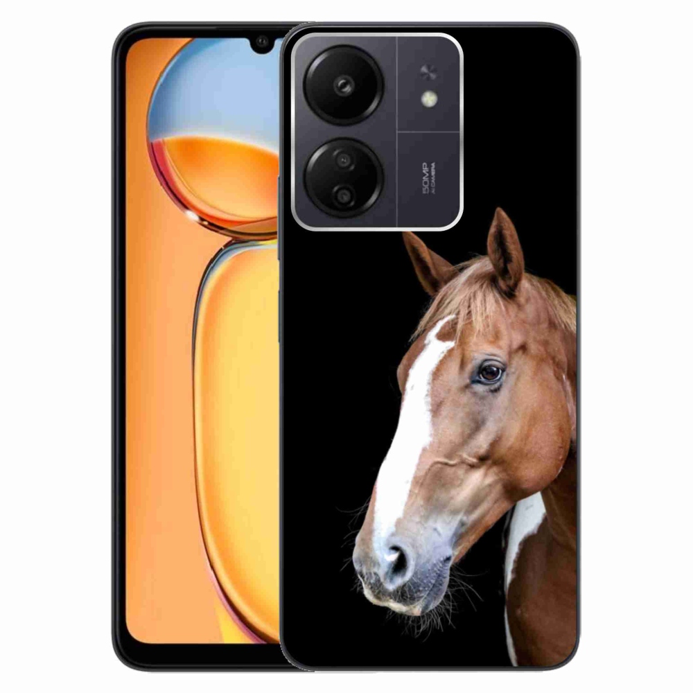 Gél borítás mmCase a Xiaomi Poco C65/Redmi 13C - barna ló 3