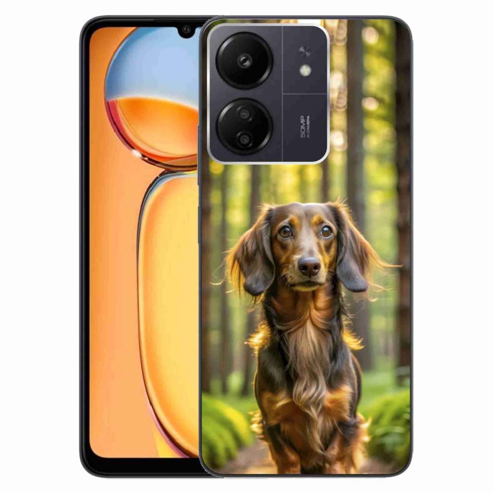 Gél borítás mmCase a Xiaomi Poco C65/Redmi 13C-hez - tacskó 4