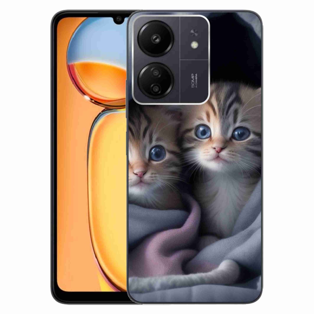Gél borítás mmCase a Xiaomi Poco C65/Redmi 13C - cat duo 2 számára