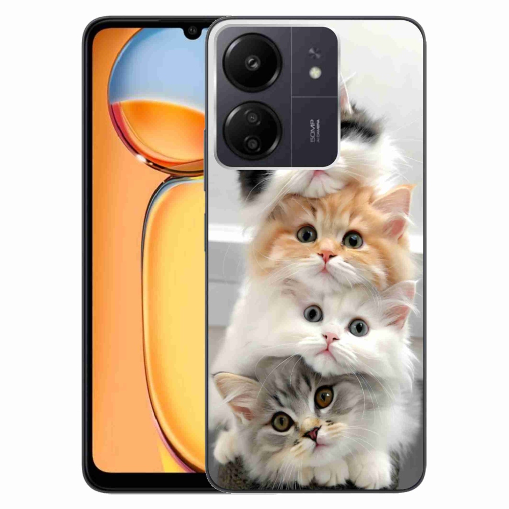 Gél borítás mmCase a Xiaomi Poco C65/Redmi 13C-hez - cat group