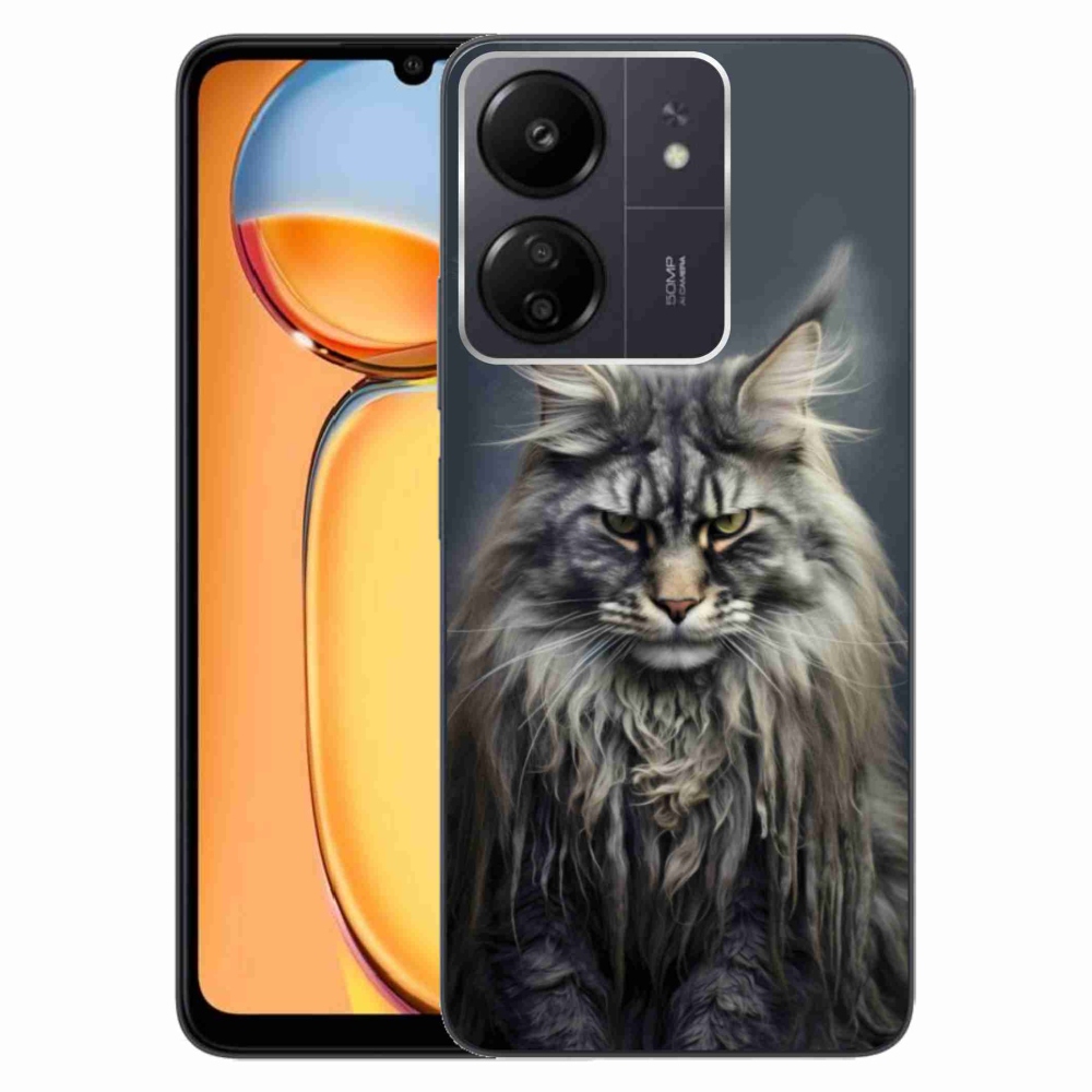 Gél borítás mmCase a Xiaomi Poco C65/Redmi 13C-hez - macskaszem nézet 4