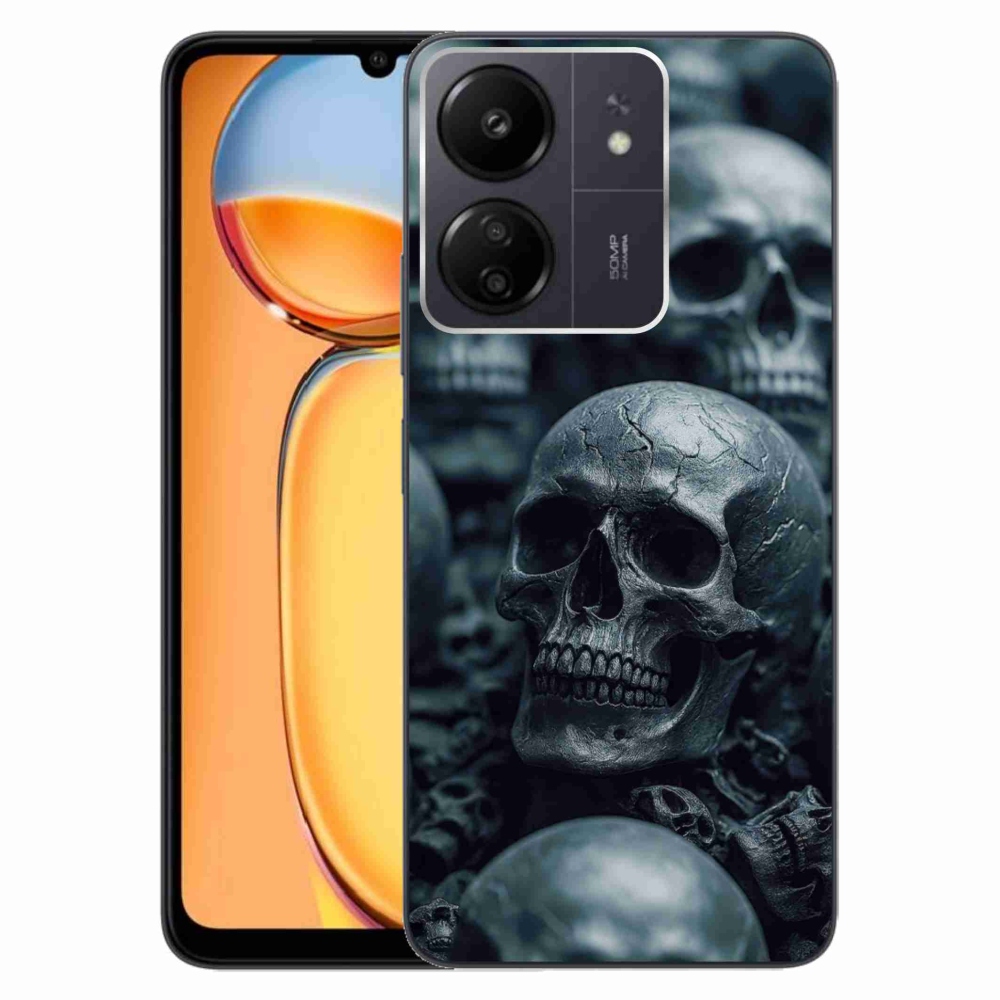 Gél borítás mmCase a Xiaomi Poco C65/Redmi 13C - koponya 2