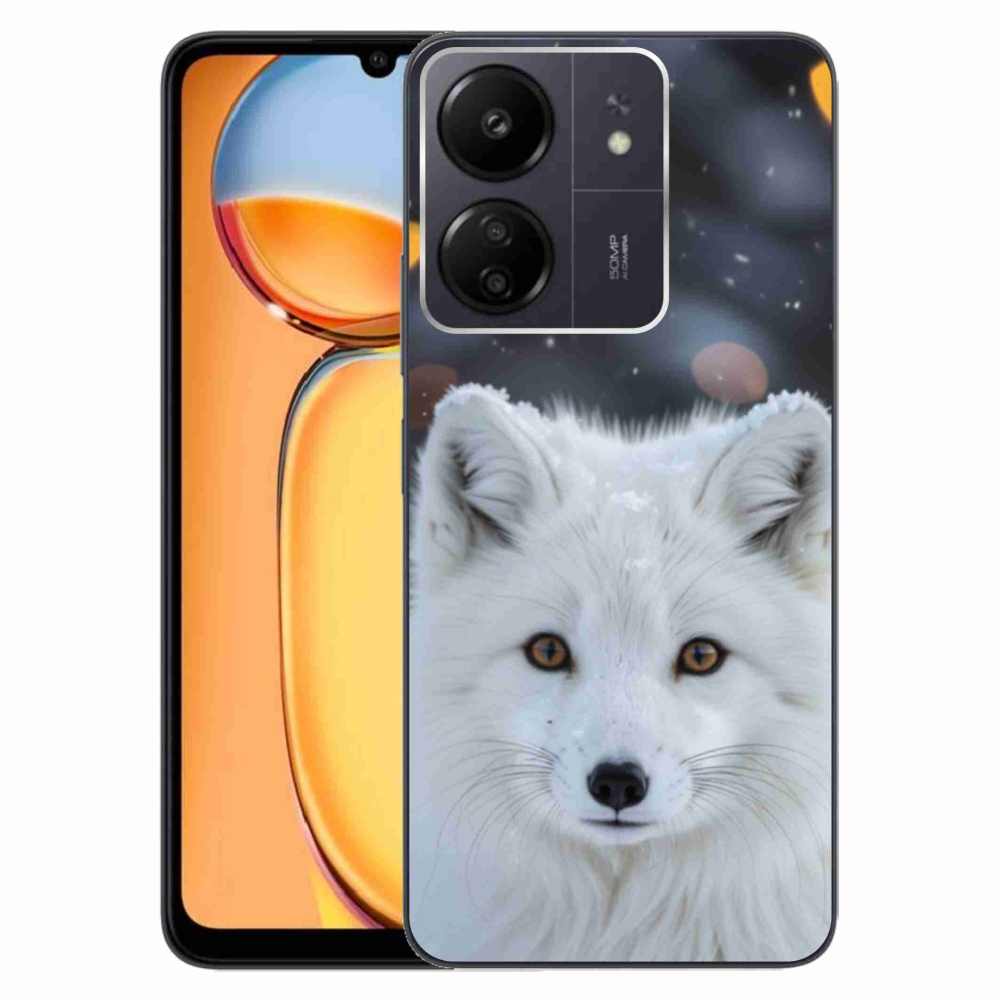 Gél borítás mmCase a Xiaomi Poco C65/Redmi 13C készülékhez - polár róka