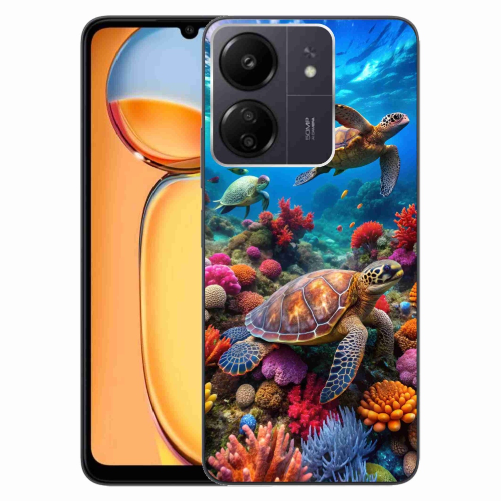 Gél borítás mmCase a Xiaomi Poco C65/Redmi 13C számára - Sea World 2