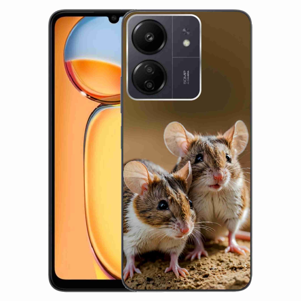 Gél borítás mmCase a Xiaomi Poco C65/Redmi 13C - egér duóhoz