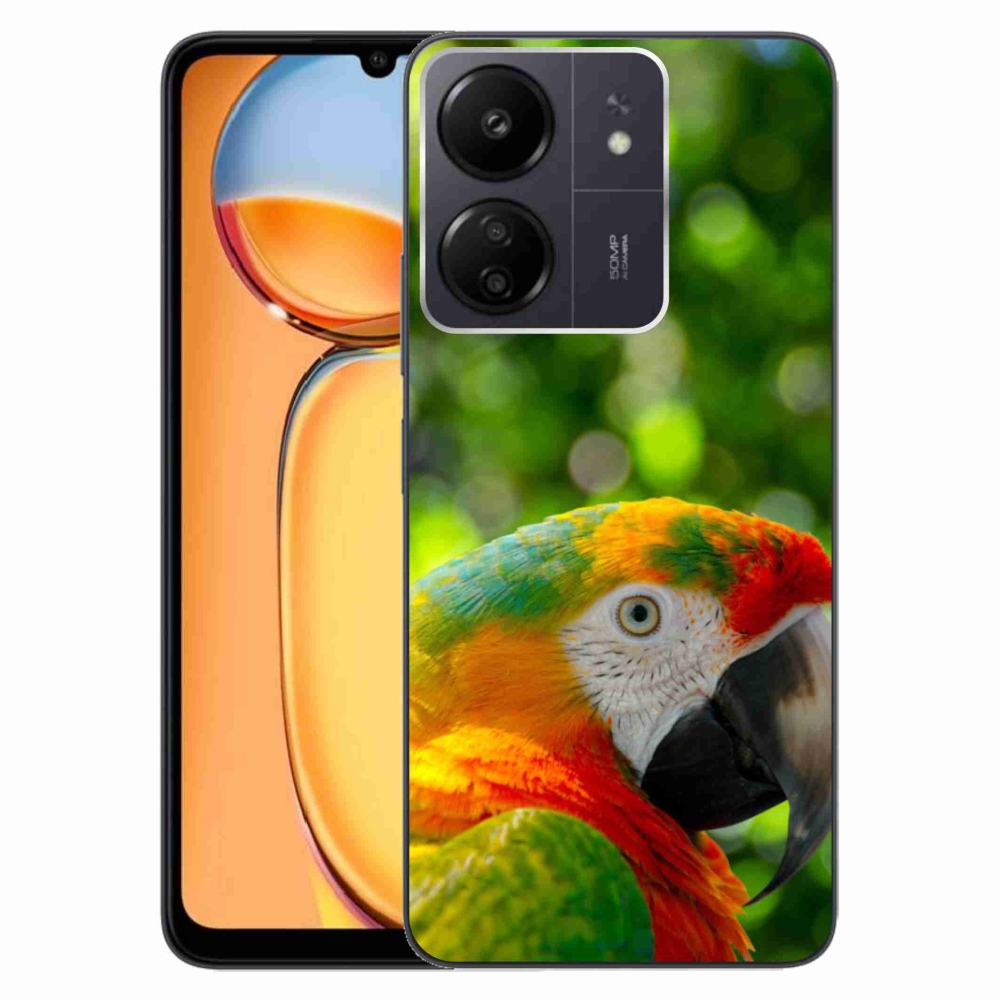 Gél borítás mmCase a Xiaomi Poco C65/Redmi 13C készülékhez - parrot ara 3
