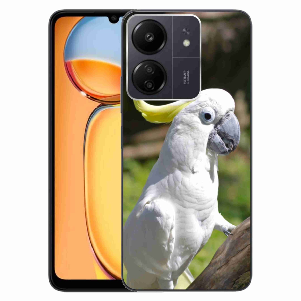 Gél borítás mmCase a Xiaomi Poco C65/Redmi 13C készülékhez - papagáj kakadu 2