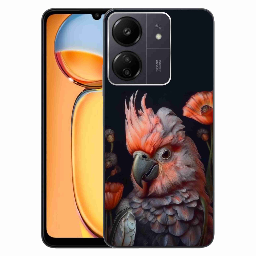 Gél borítás mmCase a Xiaomi Poco C65/Redmi 13C - kakadu papagáj színekben