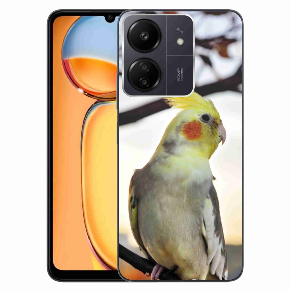 Gél borítás mmCase a Xiaomi Poco C65/Redmi 13C készülékhez - papagáj korela