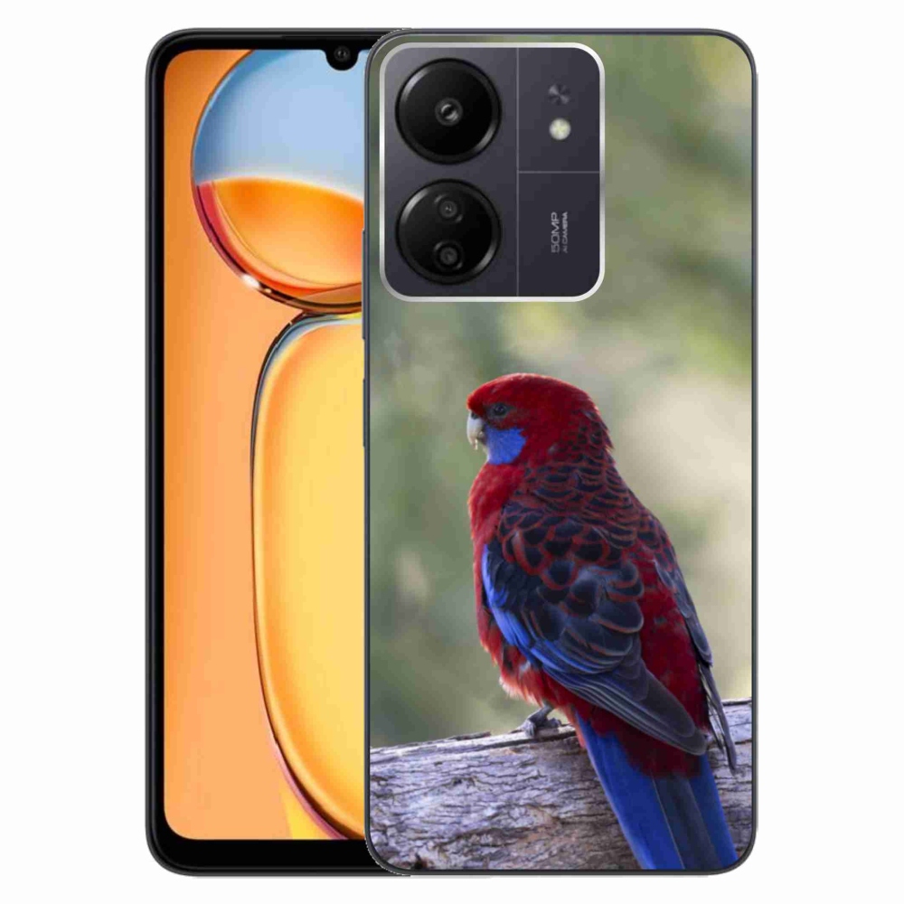 Gél borítás mmCase a Xiaomi Poco C65/Redmi 13C készülékhez - papagáj rosela