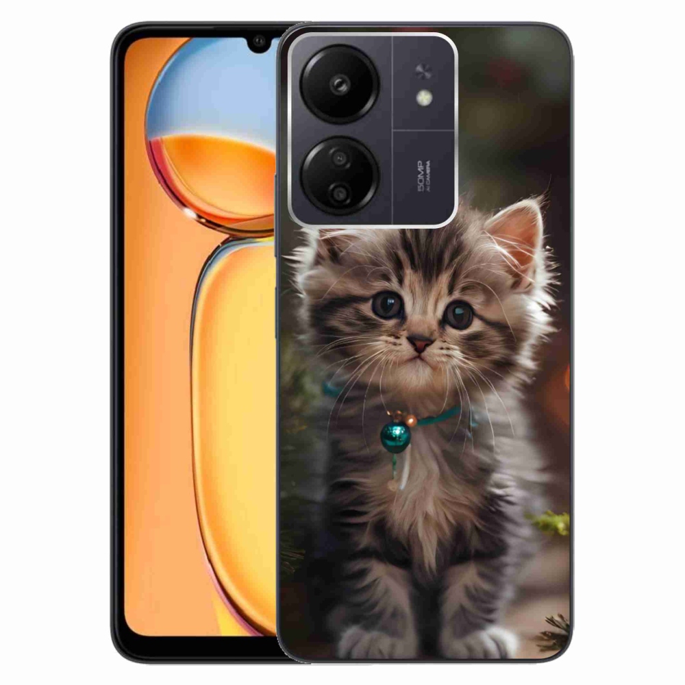 Gél borítás mmCase a Xiaomi Poco C65/Redmi 13C számára - aranyos cica 11