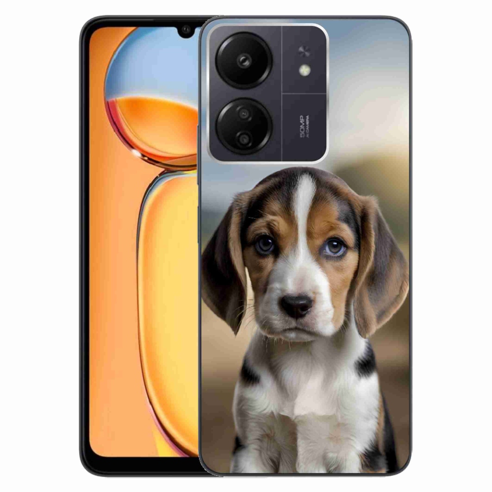 Gél borítás mmCase a Xiaomi Poco C65/Redmi 13C számára - aranyos beagle