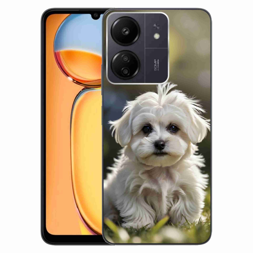 Gél borítás mmCase a Xiaomi Poco C65/Redmi 13C számára - aranyos máltai kutya
